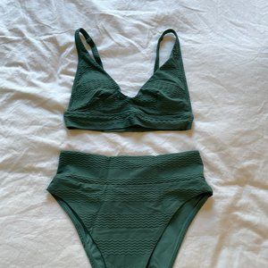 Aerie High Waisted Bikini Set